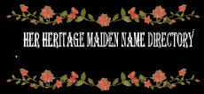 Her Heritage Maiden Name Directory screenshot