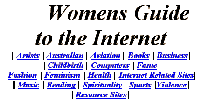 Women's Guide to the Internet screenshot